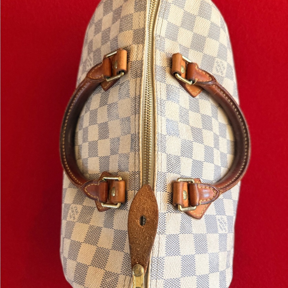 Louis Vuitton Damier Azur Speedy 30 Hand Bag - Picture 3 of 11